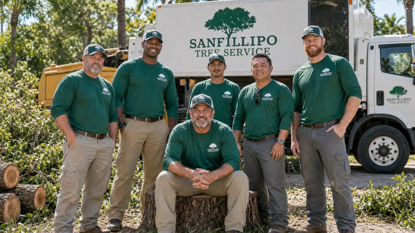 Sanfillipo Tree Service crew