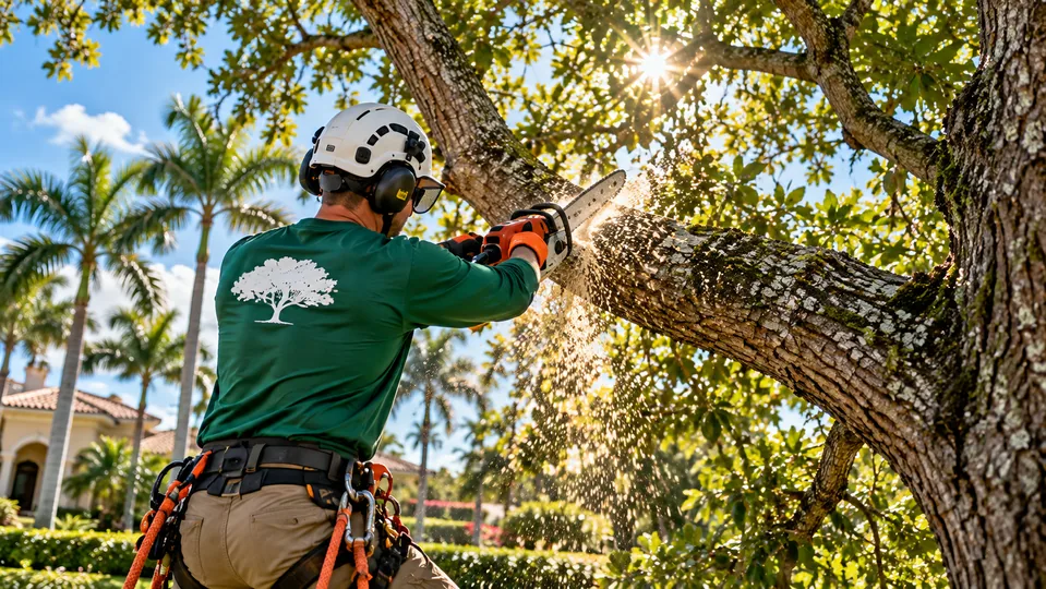 Professional tree trimming